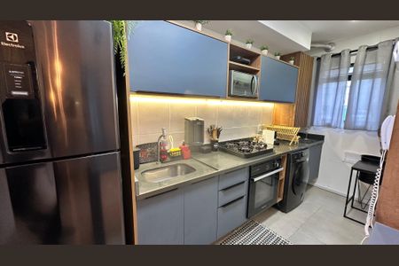 Cozinha de apartamento à venda com 2 quartos, 68m² em Vargem Grande, Rio de Janeiro
