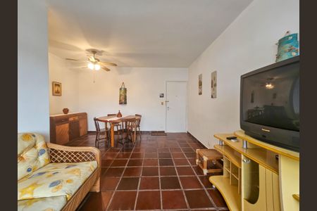 Sala de apartamento para alugar com 2 quartos, 75m² em Jardim Ana Maria, Guarujá