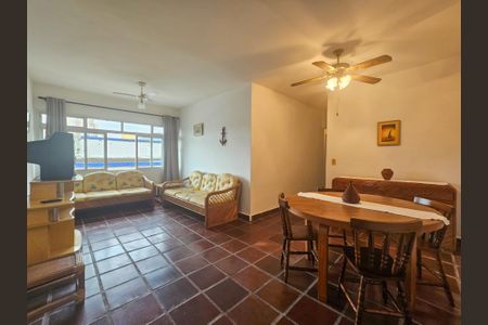 Sala de apartamento para alugar com 2 quartos, 75m² em Jardim Ana Maria, Guarujá