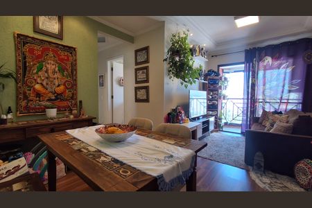 Sala de apartamento à venda com 3 quartos, 68m² em Vila Euclides, São Bernardo do Campo