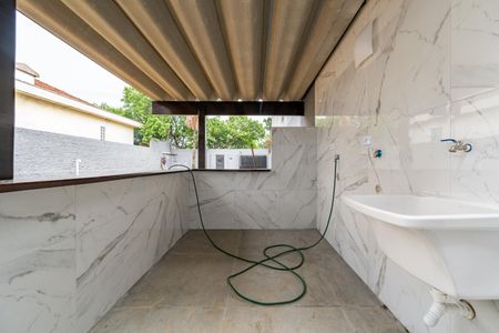 Área de Serviço de kitnet/studio para alugar com 1 quarto, 15m² em Jardim Oriental, São Paulo