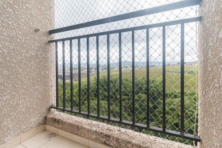 Sacada da Sala de apartamento para alugar com 2 quartos, 52m² em Conjunto Habitacional Bras Cubas, Mogi das Cruzes