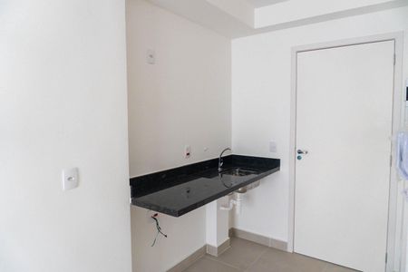 Cozinha de kitnet/studio à venda com 1 quarto, 26m² em Mirandópolis, São Paulo