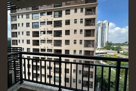 Varanda da Sala de apartamento para alugar com 1 quarto, 40m² em Dezoito do Forte Empresarial/alphaville., Barueri