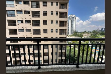 Varanda da Sala de apartamento para alugar com 1 quarto, 40m² em Dezoito do Forte Empresarial/alphaville., Barueri