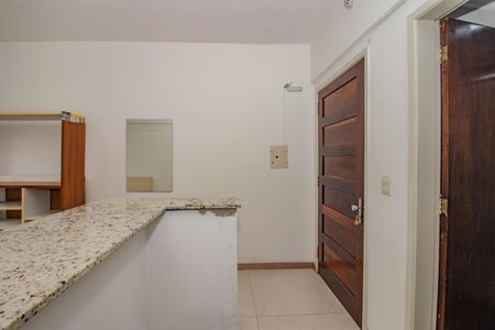 Cozinha de kitnet/studio à venda com 1 quarto, 35m² em Petrópolis, Porto Alegre