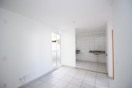 Sala de apartamento para alugar com 2 quartos, 41m² em Chácara Cotia, Contagem