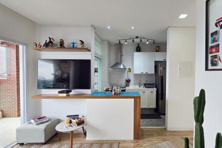 Sala de apartamento à venda com 1 quarto, 53m² em Jardim Silvestre, São Bernardo do Campo