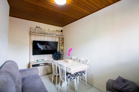 Sala de apartamento à venda com 2 quartos, 54m² em Vila Aquilino, Santo André