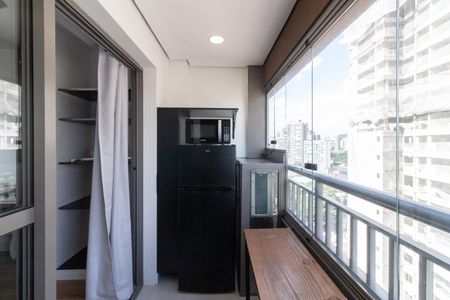 Varanda - Cozinha de kitnet/studio para alugar com 1 quarto, 28m² em Butantã, São Paulo