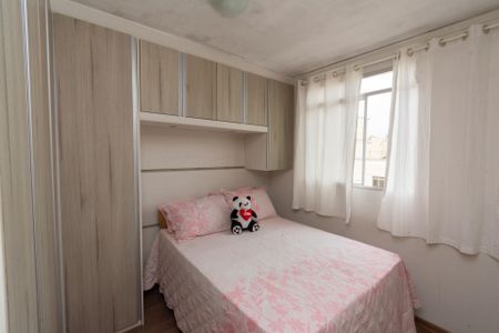 Quarto 2 de apartamento à venda com 2 quartos, 46m² em Jardim Riacho das Pedras, Contagem