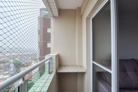 Varanda da Sala de apartamento à venda com 2 quartos, 50m² em Vila Santa Angelina, São Bernardo do Campo