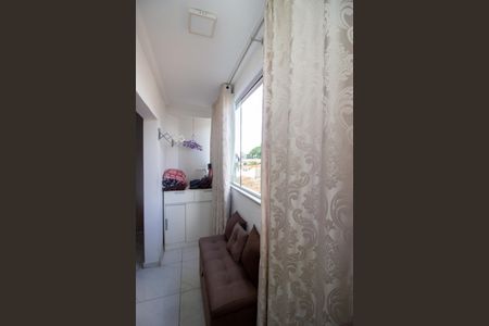 Varanda da Sala de apartamento para alugar com 3 quartos, 71m² em Alvorada, Contagem