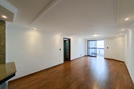 Sala de apartamento para alugar com 3 quartos, 120m² em Guilhermina, Praia Grande