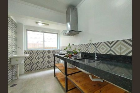 Cozinha de apartamento para alugar com 1 quarto, 50m² em Ouro Branco, Novo Hamburgo