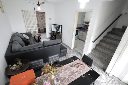 Sala de casa de condomínio à venda com 3 quartos, 120m² em Vila Metalúrgica, Santo André