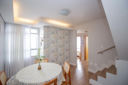 Sala de Jantar de apartamento à venda com 2 quartos, 133m² em Fonte Grande, Contagem