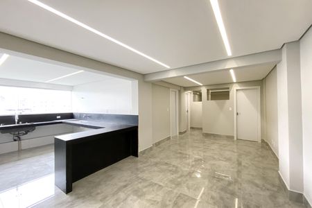 Sala de apartamento à venda com 2 quartos, 80m² em Buritis, Belo Horizonte