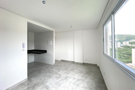 Sala de apartamento à venda com 2 quartos, 55m² em Buritis, Belo Horizonte
