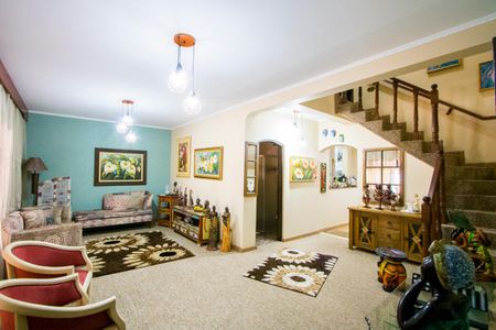 Sala de casa à venda com 4 quartos, 425m² em Cidade São Jorge, Santo André