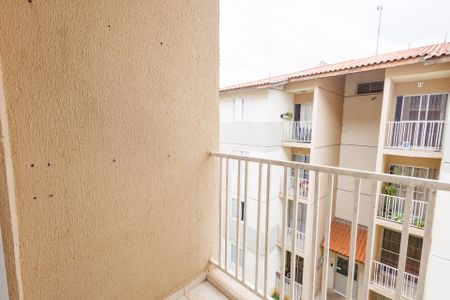 Varanda da Sala de apartamento para alugar com 2 quartos, 54m² em Campos Elíseos, Taubaté