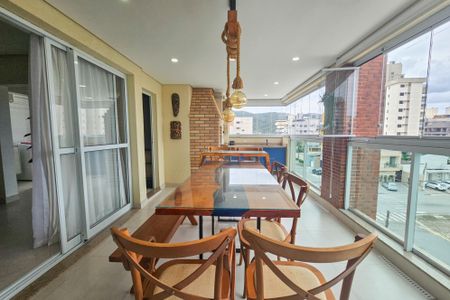 varanda de apartamento para alugar com 3 quartos, 133m² em Balneario Guarujá, Guarujá