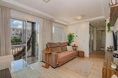 Sala de apartamento para alugar com 3 quartos, 67m² em Humaitá, Porto Alegre