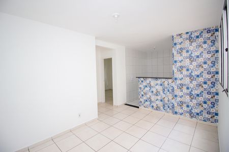 Sala de apartamento para alugar com 2 quartos, 44m² em Cabral, Contagem