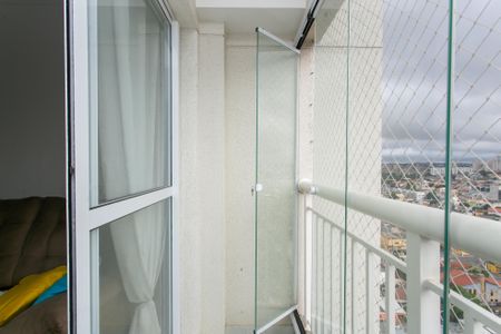 Varanda da Sala de apartamento para alugar com 2 quartos, 45m² em Vila Curuçá, São Paulo