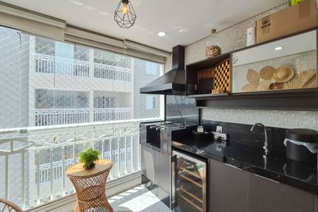 Varanda gourmet de apartamento à venda com 2 quartos, 64m² em Jardim das Acacias, São Bernardo do Campo