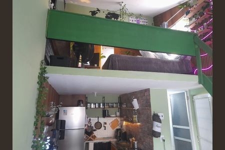 Cozinha de kitnet/studio para alugar com 1 quarto, 28m² em Parque Senhor do Bonfim, Duque de Caxias