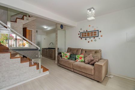 Sala de casa de condomínio à venda com 3 quartos, 77m² em Sarandi, Porto Alegre