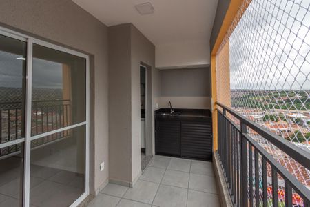 Varanda de apartamento para alugar com 2 quartos, 61m² em Jardim Sao Carlos, Sumaré