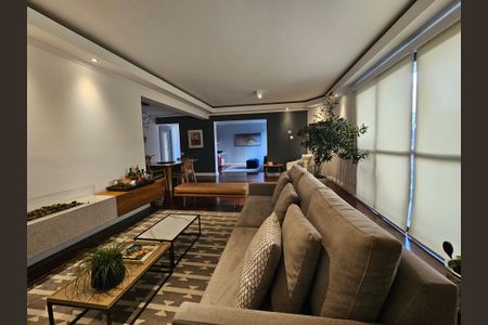 Sala de apartamento à venda com 3 quartos, 189m² em Brooklin, São Paulo
