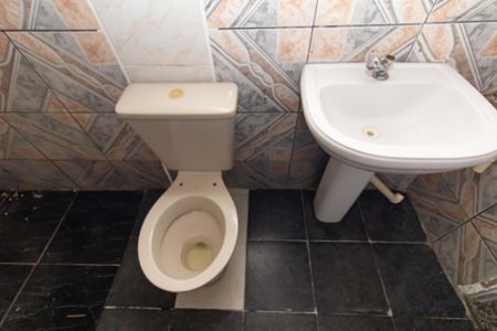 Banheiro de casa para alugar com 2 quartos, 42m² em Jardim Indaia, São Paulo