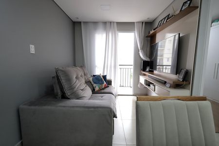 Sala de apartamento à venda com 2 quartos, 46m² em Parque Jaçatuba, Santo André