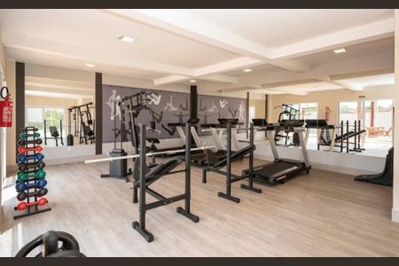 Área externa de apartamento para alugar com 2 quartos, 45m² em Estância Velha, Canoas