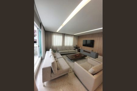 Sala de casa de condomínio à venda com 4 quartos, 360m² em Paquetá, Belo Horizonte