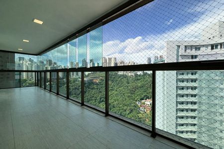 Varanda da Sala de apartamento para alugar com 4 quartos, 188m² em Vale do Sereno, Nova Lima