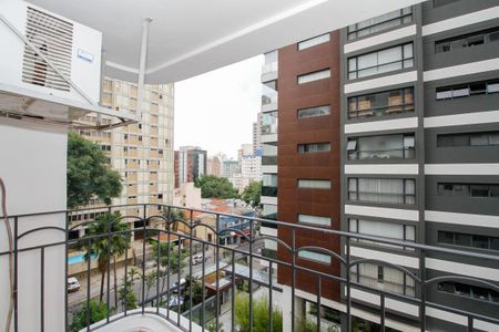 Varanda do Quarto 1 de apartamento para alugar com 2 quartos, 40m² em Jardins, São Paulo