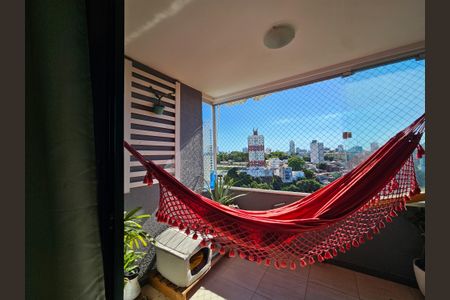 Varanda da Sala de apartamento para alugar com 3 quartos, 98m² em Candeal, Salvador