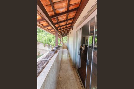 Varanda na Sala 1 de apartamento à venda com 4 quartos, 180m² em Santa Lúcia, Belo Horizonte