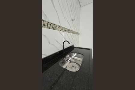 Sala - Cozinha de apartamento para alugar com 1 quarto, 30m² em Parque Novo Oratório, Santo André