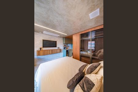 Sala/Quarto de apartamento para alugar com 1 quarto, 27m² em Vila Clementino, São Paulo