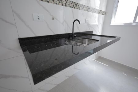 Sala / Cozinha de apartamento para alugar com 1 quarto, 30m² em Parque Novo Oratório, Santo André
