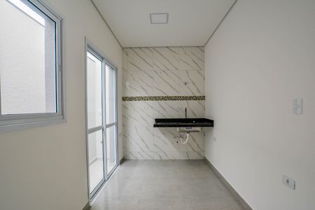 Cozinha de apartamento para alugar com 1 quarto, 30m² em Parque Novo Oratório, Santo André