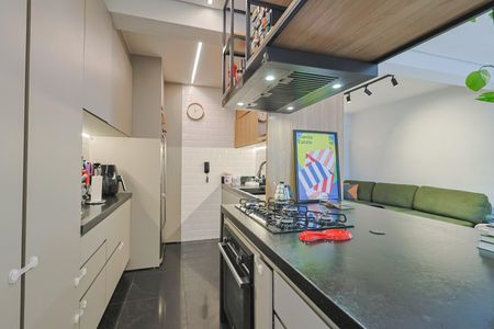 Cozinha de apartamento à venda com 3 quartos, 107m² em Sion, Belo Horizonte