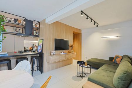 Sala de apartamento à venda com 3 quartos, 107m² em Sion, Belo Horizonte