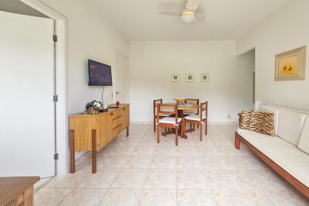 Sala de apartamento para alugar com 1 quarto, 83m² em Loteamento Joao Batista Juliao, Guarujá
