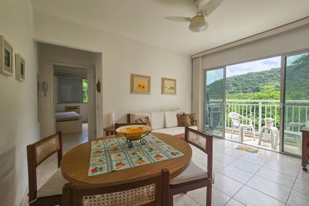 Sala de apartamento para alugar com 1 quarto, 83m² em Loteamento Joao Batista Juliao, Guarujá